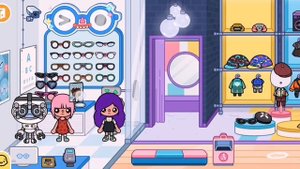 подыграйка стала носить очки toca boca