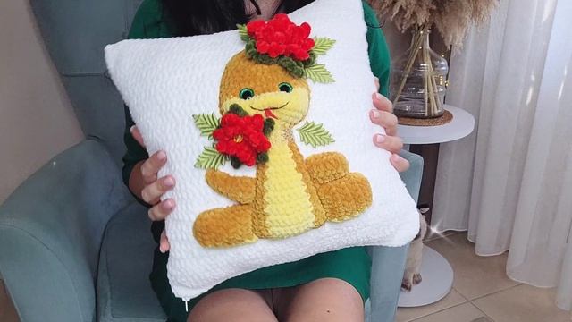 А такую 3Д наволочку вяжем? | Do you want to crochet a 3D pillowcase like this