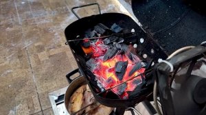 Барбекю-мангал из баллона фреона