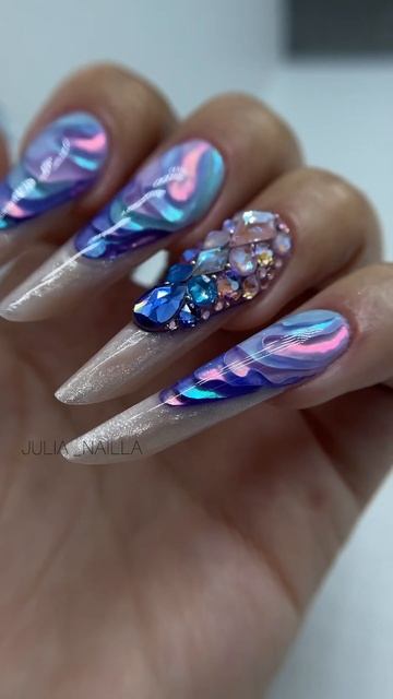 Жемчужный 3D Дизайн #nail #nailart #nailstyle #nails #naildesign #арочные смотреть онлайн