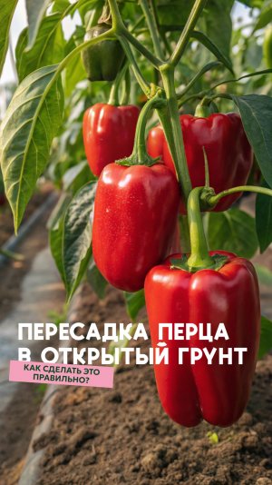 🌶️ Хочешь, чтобы перец прижился быстро и пошёл в рост без стресса?