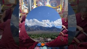 Ladakh monasteries and sky