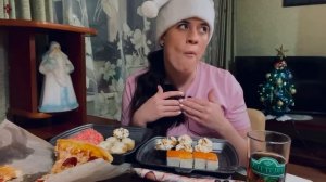 МУКБАНГ ВКУСНЕЙШИЕ РОЛЛЫ/ ПИЦЦА/ ЛИПТОН МАЛИНА #asmr #mukban