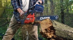 ПЕРВАЯ В МИРЕ!!!Бензопила Jonser с электростартером!