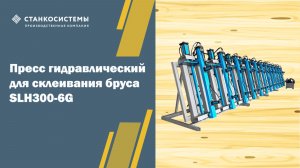 Пресс гидравлический для склеивания бруса SLH300-6G