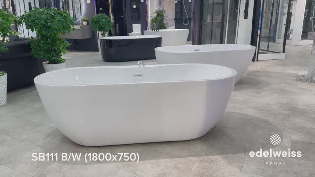 Акриловая ванна Black  White SB111