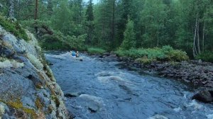 С Юга на Север - 4ч. Сплав по речке Верхняя Куземка. Каре