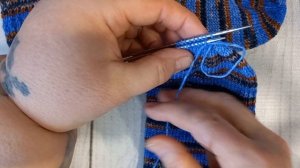 МК.Закрытие мыска иглой.