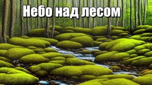 Небо над лесом посинеет