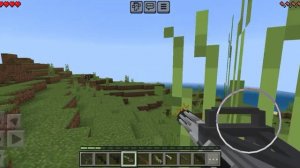 ресурс пак оружие из Minecraft  java edition в Minecraft pe