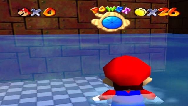 Прохождение Super Mario 64 B3313 на Русском языке #10 - Золотая К?
