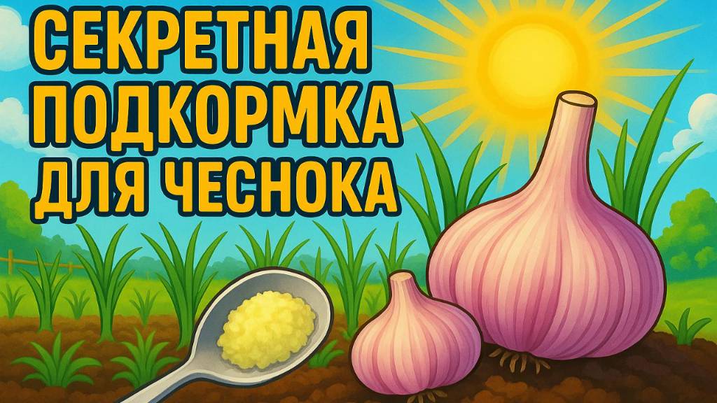 Секретная подкормка для чеснока в июне – головки будут как на выставку!