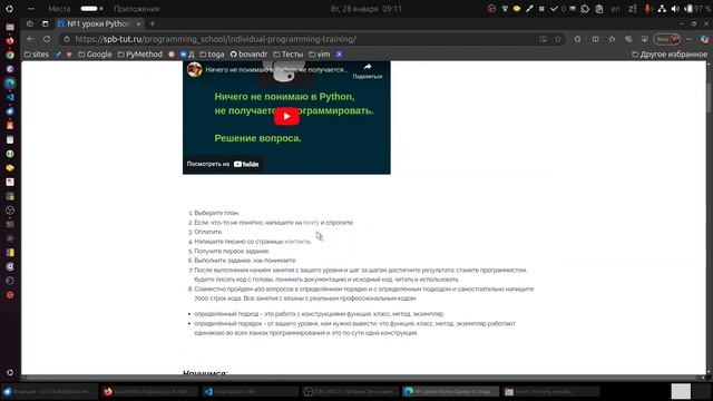 Этапы развития профессионализма в Python с нуля. Как это ? смотреть онлайн