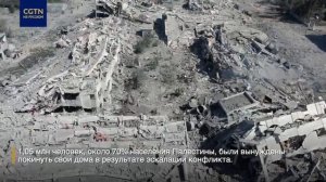 Видео с дрона: разрушения в секторе Газа