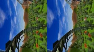 Видео для виртуальных очков Американские горки 3D Gameplay Virtual Reality video
