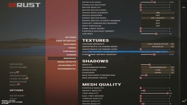 Оптимизация Раст для слабых пк.Rust/Раст