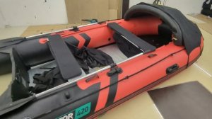 Лодка Gladiator C420AL Красно-черная  БУ (51)