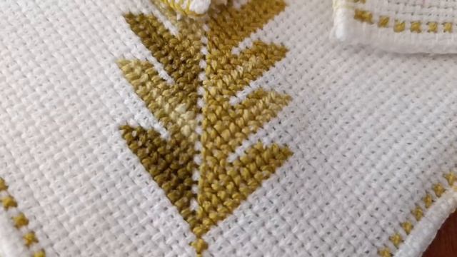 Вышитые крестиком салфетки смотреть онлайн