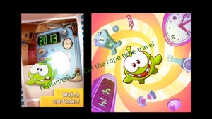 Геймплэй по cut the rope time travel.