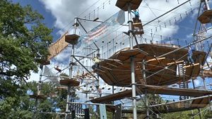 Верёвочный высотный парк в Москве