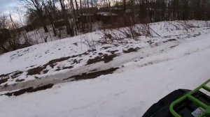 ПОКАТУШКА на КВАДРИКЕ от первого ЛИЦА. ДРИФТ по заснеж
