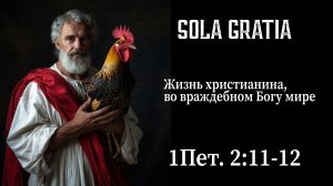 Жизнь христианина, во враждебном Богу мире (1Пет.2:11-12) | ЦЕРКОВЬ SOLA GRATIA