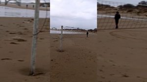 Витязево.Сухогруз вынесло на берег!