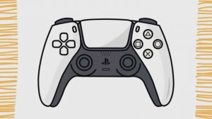 Как нарисовать джостик гампайд PlayStation