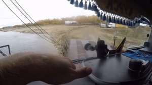 паром с Якутска. Ловлю рыбу в Амуре... застрял на погруз