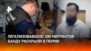 Преступная банда незаконно легализовала в России 200 мигрантов — кадры задержания
