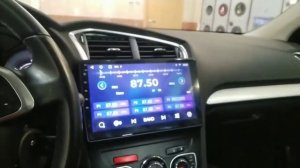 CITROEN C4 2017 Магнитола Unison B4(4/32Gb) установка и обзор