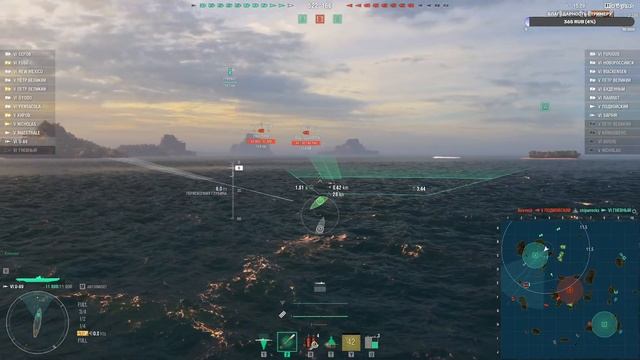 WOWS U-69 как играть и зарабатывать кредиты на подводных л