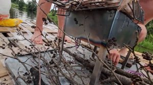 СПЛАВ ПО РЕКЕ НА САМОДЕЛЬНОМ ПЛОТУ ***2.0*** | 24 ЧАСА НА САМ