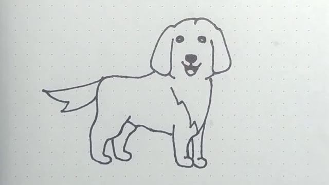 Как нарисовать собаку смотреть онлайн