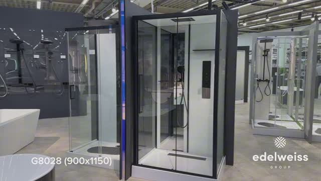 Душевая кабина Black  White G8028