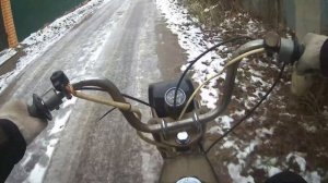 ПОКАТУШКА НА МОПЕДЕ DELTA СССР!