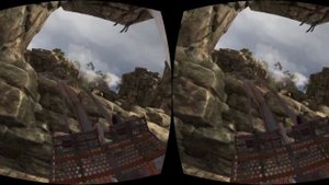 виар американские горки с динозаврами