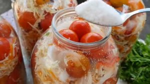 ЗИМОЙ ОБЛИЖЕШЬ ПАЛЬЧИКИБАБУШКА РАССКАЗАЛА НЕВЕРОЯТНО ВКУСНЫЙ РЕЦЕПТ ПОМИДОР НА ЗИМУ