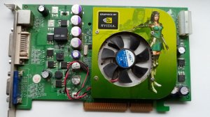 Видеокарта Nvidia GeForce Gf-6600gt apg 128mb 128bit