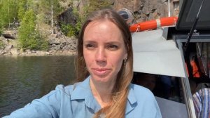 Карелия, на катере по Ладоге, ладожские шхеры, Ляскель?