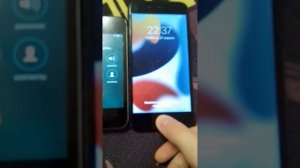 IPhone 7 IOS 15.2 и IPhone 4S IOS 9.3.6 FaceTime звонки
