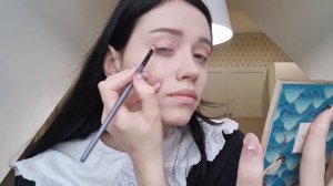 Делаю простой АНИМЕ макияж ~  косметичка КОСПЛЕЕРА!