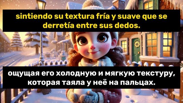 Рассказ для изучающих испанский "Первый снег"