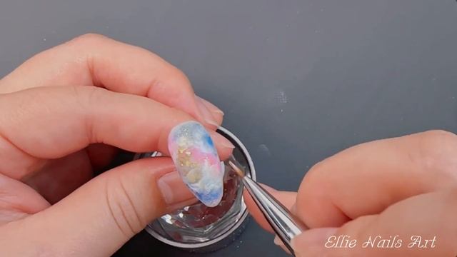 Blooming Gel Marble Nail Art |暈染大理石美甲| Мраморный Дизайн Ногтей| смотреть онлайн