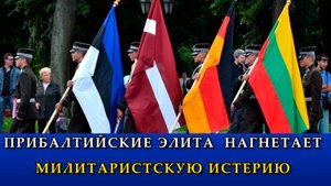 Прибалтийские элиты продолжают нагнетать милитаристскую истерию.