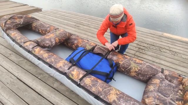 Как установить сиденье в байдарке Налим