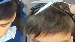 Классическая мужская стрижка машинкой и ножницами: по