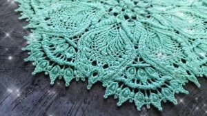 💚"Татьяна" 💚салфетка вязаная крючком