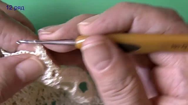 Филейная салфетка крючком. Часть 2. смотреть онлайн