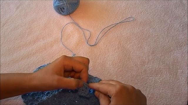 Детская кофточка - туничка для девочки 2 года, крючком ( рукав, сшиваем шов)